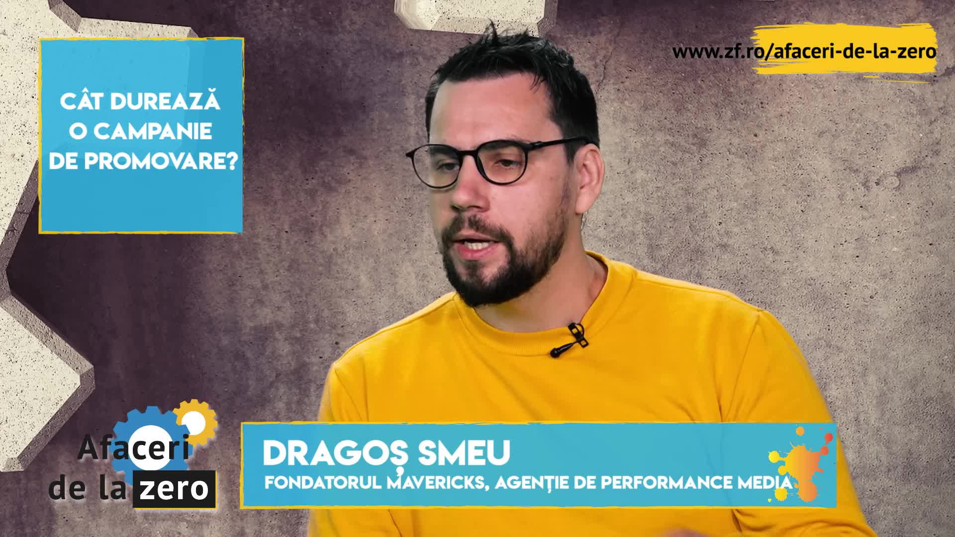 Afaceri De La Zero Dragos Smeu A Creat Mavericks O Agenţie De Marketing Online Si Face Campanii De Promovare Pentru 50 De Clienţi De La Cărturesti La Ansambluri Rezidenţiale