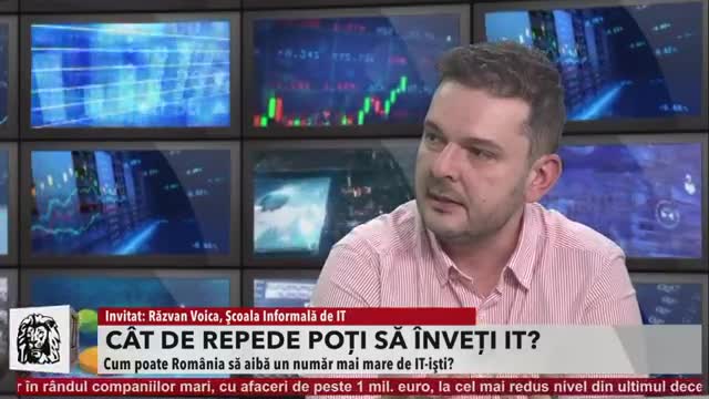 Zf Live Răzvan Voica Fondator Al Scolii Informale De It Ca Să Ajungă De La Zero La Un Nivel De Bază In It Un Cursant Are Nevoie De Sapte Luni Si 2 000