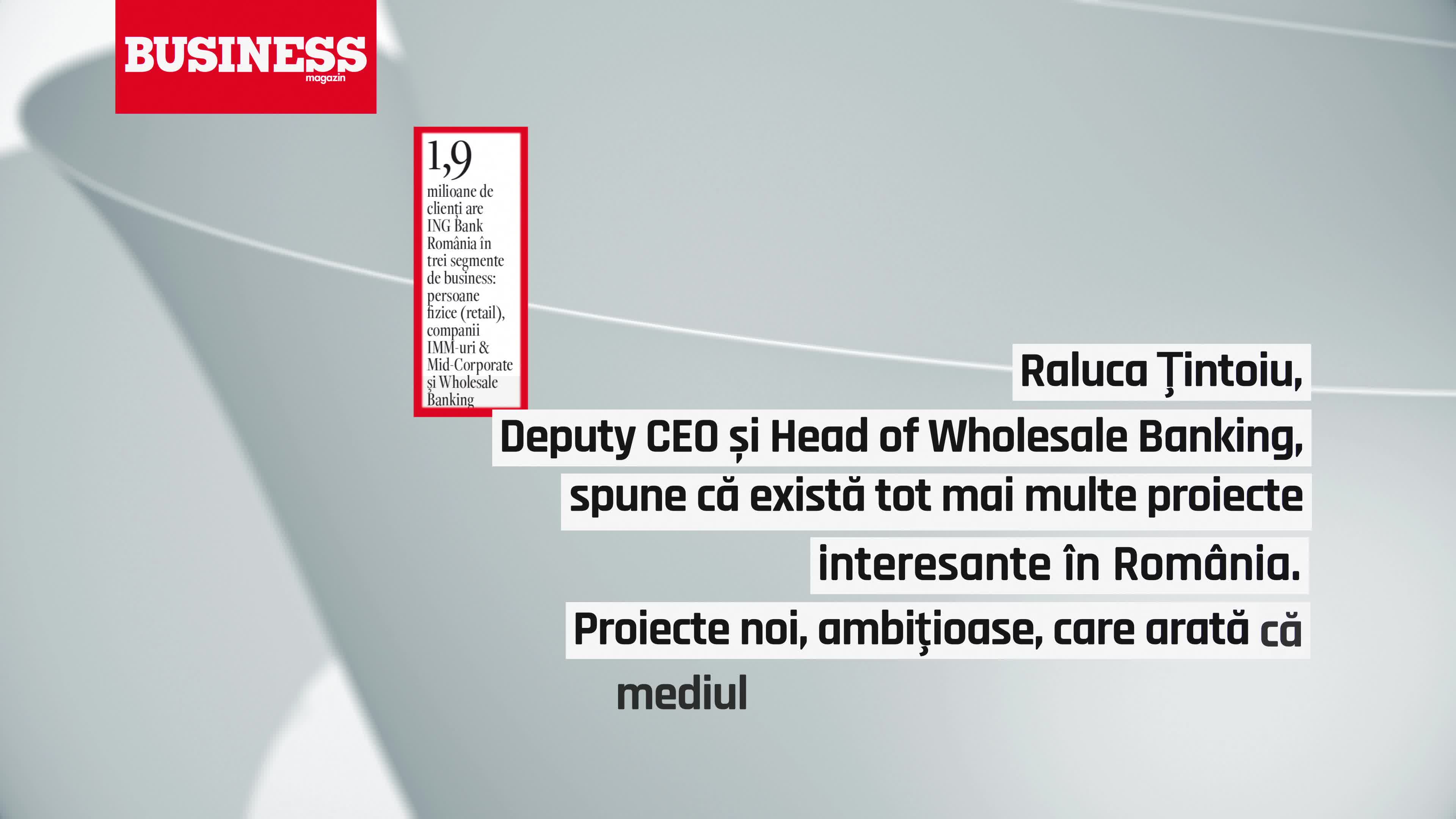 COVER STORY. Priorităţi de bancher