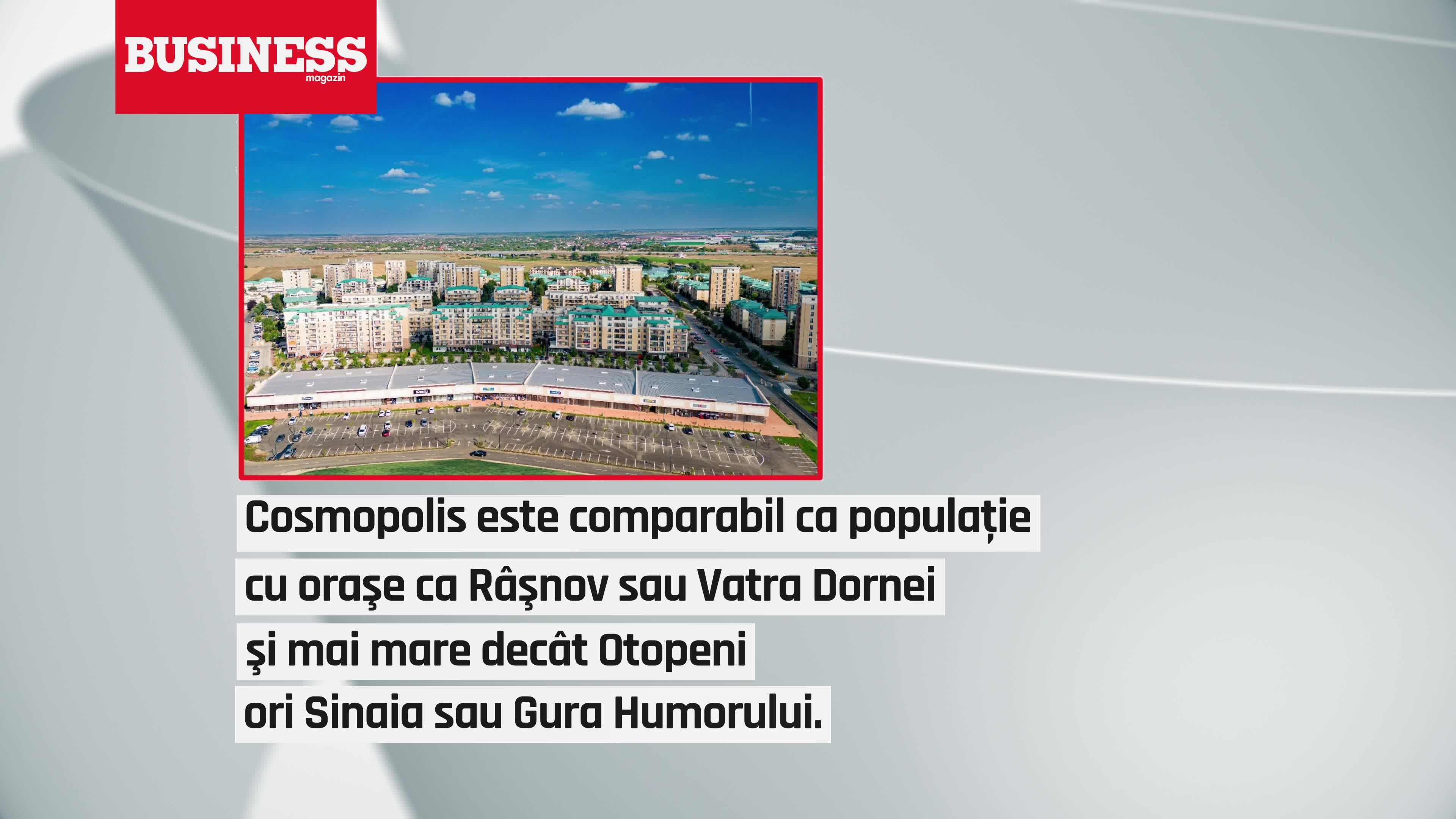 COVER STORY. 20 de ani de Cosmopolis: de la idee la oraş. Ce urmează?
