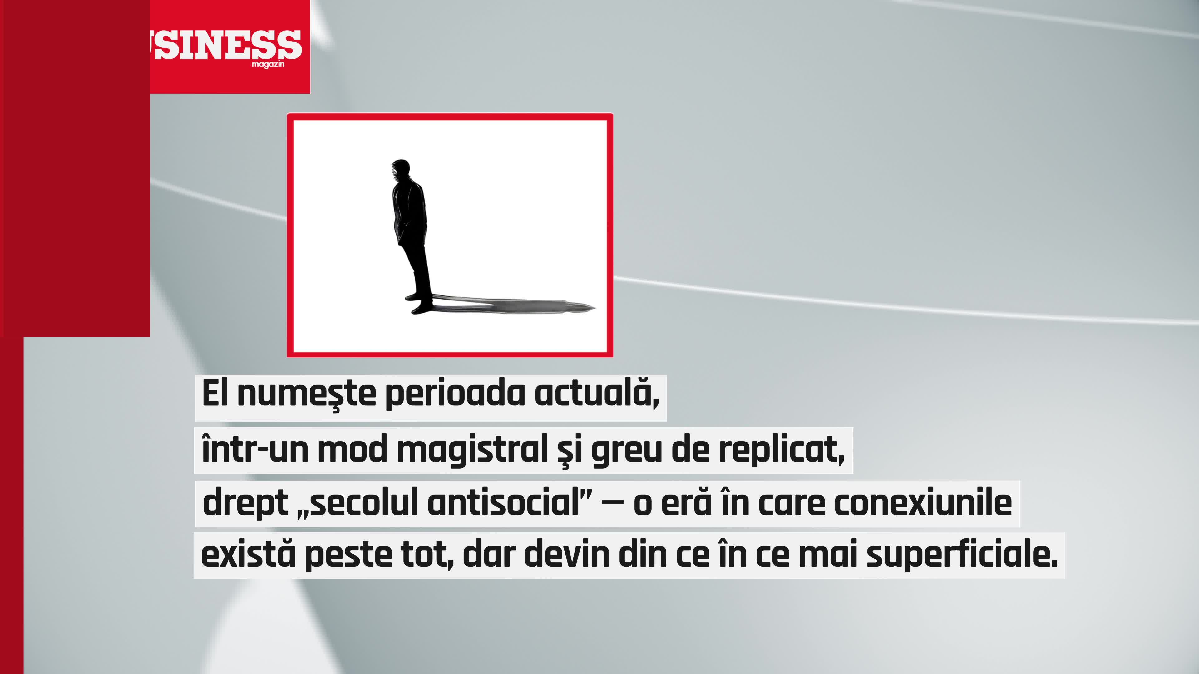 COVER STORY. Economia singurătăţii. Mai eficienţi, dar mai singuri - preţul vieţii moderne
